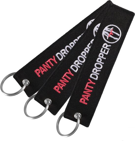 Auto Sleutelhanger - Pantydropper - universeel/alle automerken - Keychain - Grappige Sleutel Hanger Cadeau - Auto Accessoires