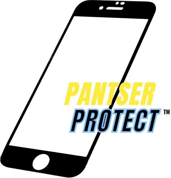Pantser Protect ™ Case Friendly Screenprotector Geschikt voor Apple iPhone SE 2022 / SE 2020 / 8 / 7 / 6S / 6 - Premium glazen full-cover Pantserglas Protector - Tempered Glass Bescherm Glas