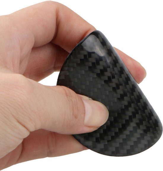 Premium Bekerhouder Inlegger - Carbon -Geschikt voor alle automerken/ universeel - Carbon Bekerhouder Onderzetter - Auto Accessoires