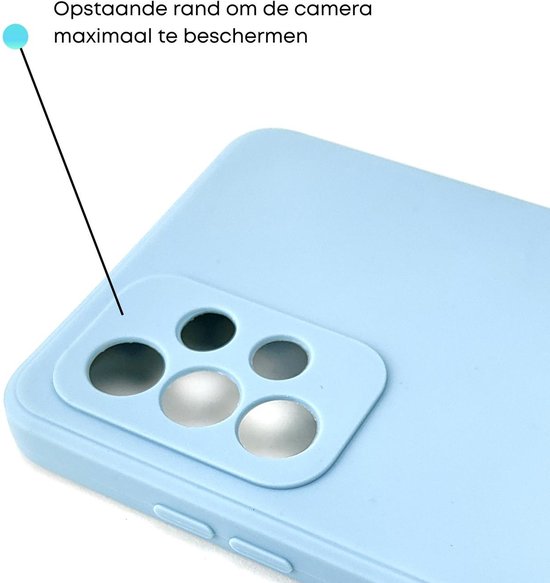 5 Pack - Hoesje Geschikt voor Samsung Galaxy A52 / A52S - 5x Siliconen Shock Proof Case - Stevige TPU Cover - Multipack met Groen, Zwart, Blauw, Roze en Paars