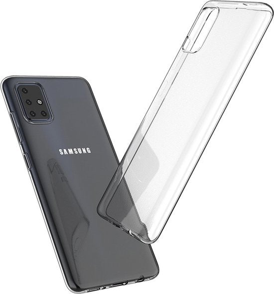 TORCE® Samsung S21 Hoesje - Case Transparant + Gratis Glass Screenprotector