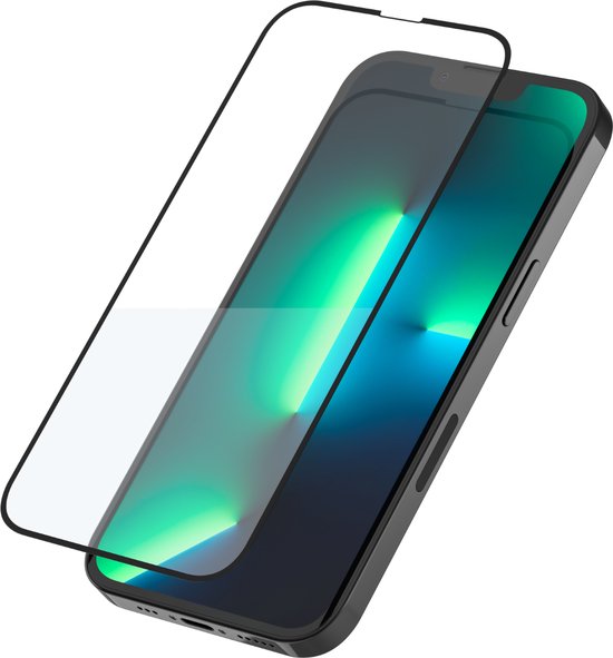 Screenprotector - Geschikt voor iPhone 16E / 14 / 13 / 13 Pro - Gehard Glas - Full Cover Tempered Glass - Case Friendly - 5 Pack