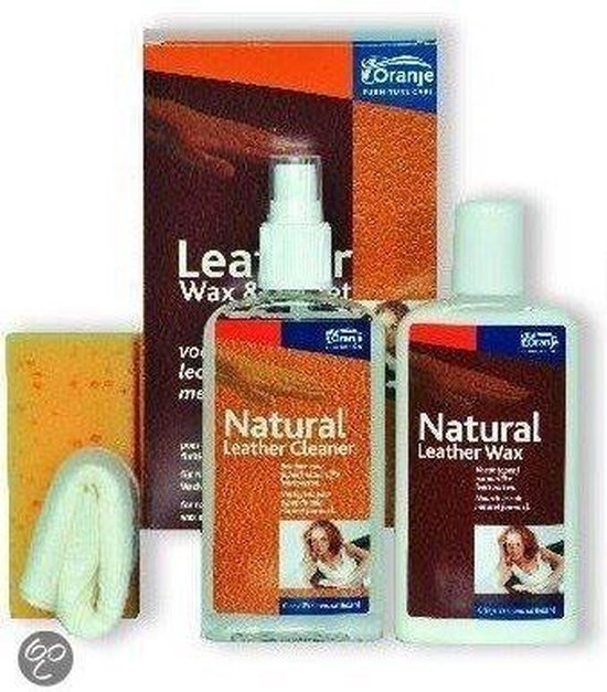Oranje Furniture Care Wax & Oil - Onderhoud leer - 2x150 ml