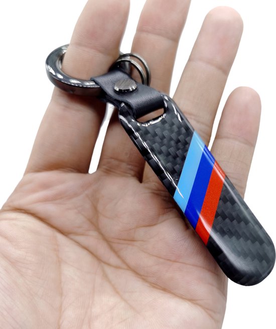 Carbon Auto Sleutelhanger - Carbon Look - universeel/alle automerken - Keychain Sleutel Hanger Cadeau - Auto Accessoires