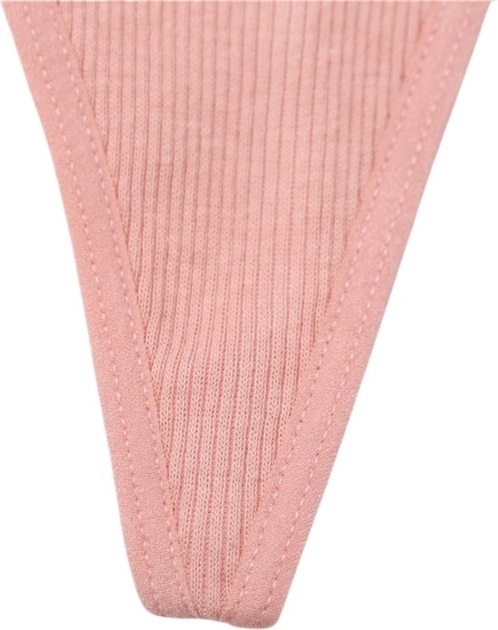 Luxe Dames String - 3 Pack Rood, Zwart & Wit - Dames Lingerie / Ondergoed Set - Maat M