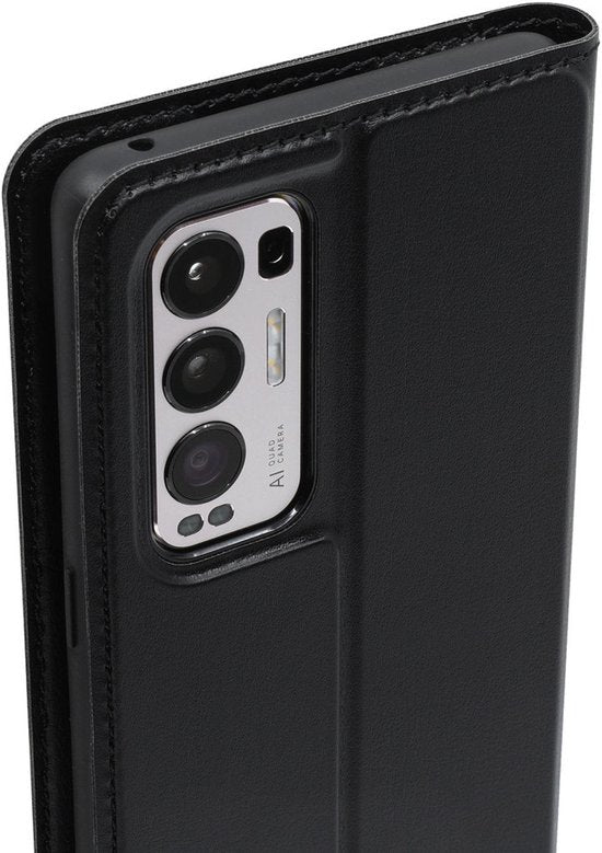 [EOL] Origineel Oppo Find X3 Neo Hoesje Flip Cover Wallet Book Case Zwart
