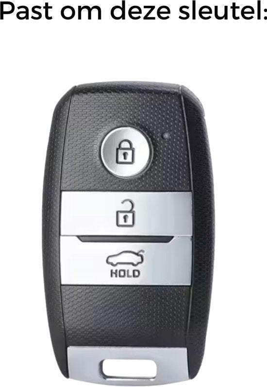 Zachte TPU Sleutelcover - Sleutelhoesje Geschikt voor Kia Picanto / Sportage 2017 / 2020 / Rio 3 / Cerato 4 / Soul / K5 / Ceed / Optima / Seltos / Sorento / Stinger / Forte - Rood en Zwart - Key Cover - Auto Accessoires