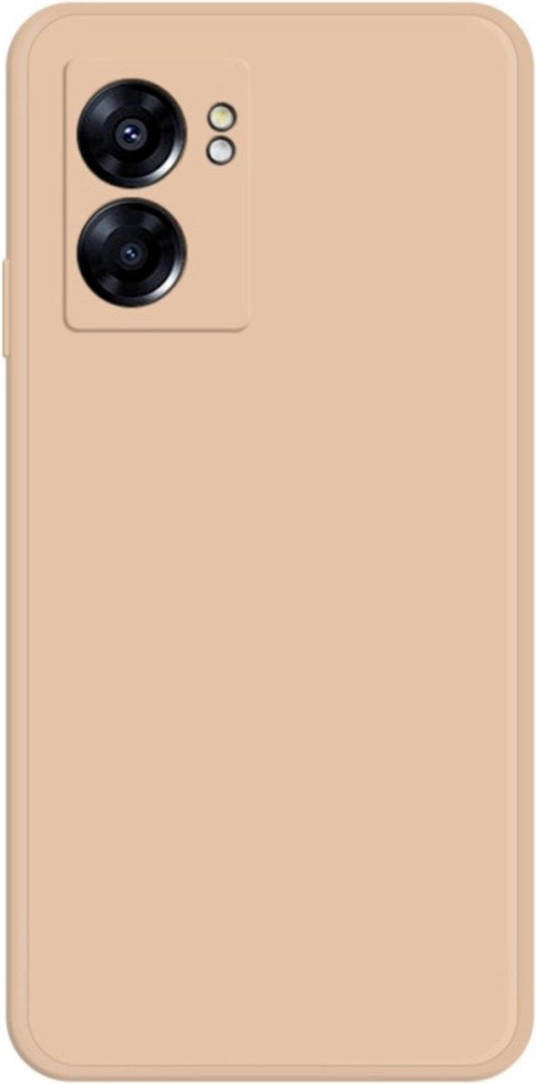 Hoesje Geschikt voor OPPO A57 / A57s - Roze - Stevige Shockproof Case - TPU Cover met Siliconen Touch - Backcover Telefoonhoesje