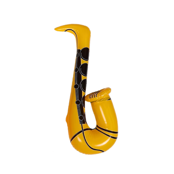 Opblaasbare Saxofoon Geel - Feest Accessoire - Zwembad Opblaas Speelgoed