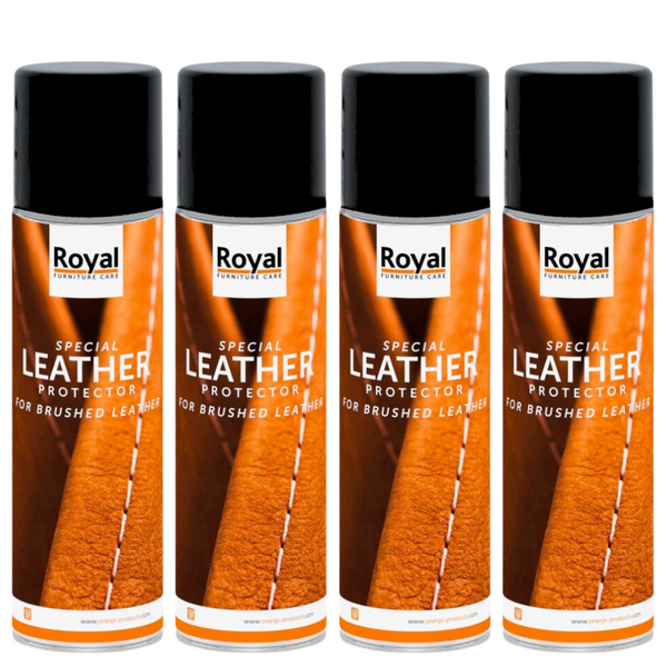 Royal Brushed Leather Protector Spray - 4 x 250ml