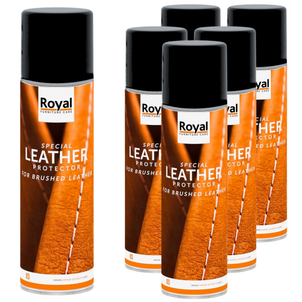 Royal Brushed Leather Protector Spray - 6 x 250ml