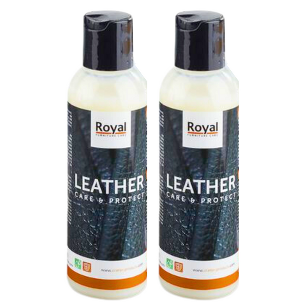 Royal Furniture Care - Leather Care & Protect - 2-Pack - 2 x 75 ml