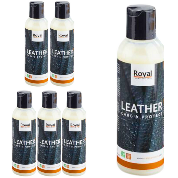 Royal Furniture Care - Leather Care & Protect - 6-Pack - 6 x 75 ml
