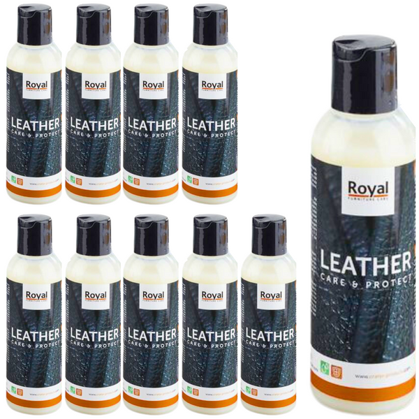 Royal Furniture Care - Leather Care & Protect - 10-Pack - 10 x 75 ml