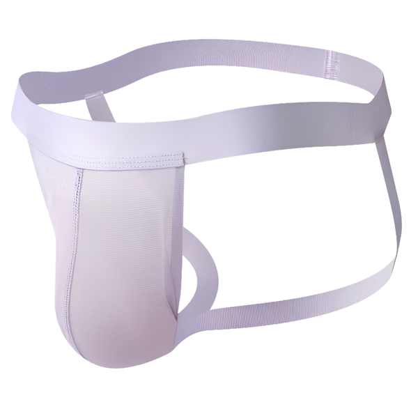 Heren String Transparant - Jockstrap Doorzichtig Paars - Sexy Design - Zacht en Comfortabel - Mannen Onderbroek - Lingerie Voor Mannen - Maat M