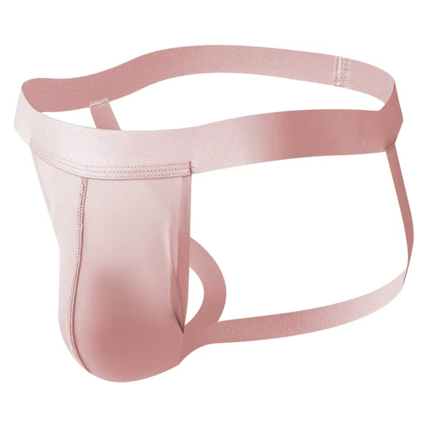 Heren String Transparant - Jockstrap Doorzichtig Roze - Sexy Design - Zacht en Comfortabel - Mannen Onderbroek - Lingerie Voor Mannen - Maat XXL / 2XL