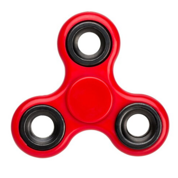 Fidget Spinner Rood - Langdurige spin - Stressverlichter voor Kinderen & Volwassenen - Anti Stress Speelgoed - Hand Spinner - Concentratie Speelgoed - Compact Formaat - Kunststof
