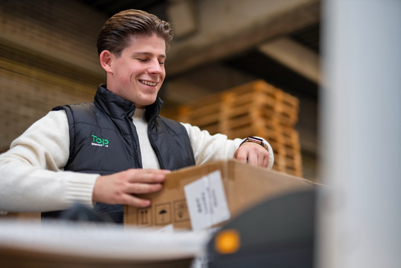 Top Geleverd — snelle bezorging vanuit ons magazijn